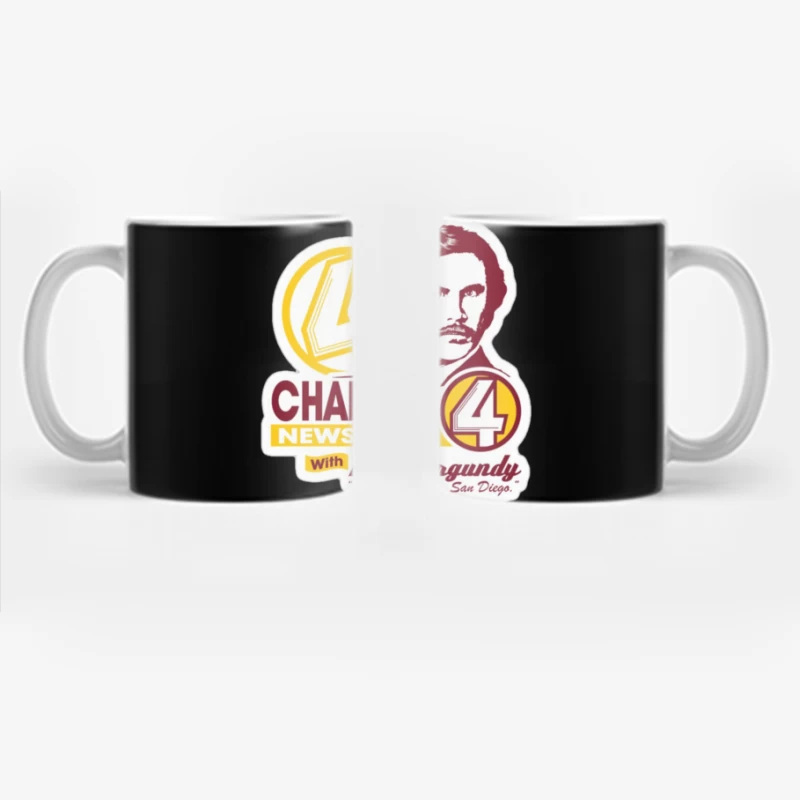 KVWN Channel 4 News Logo 3 Coffee Mug