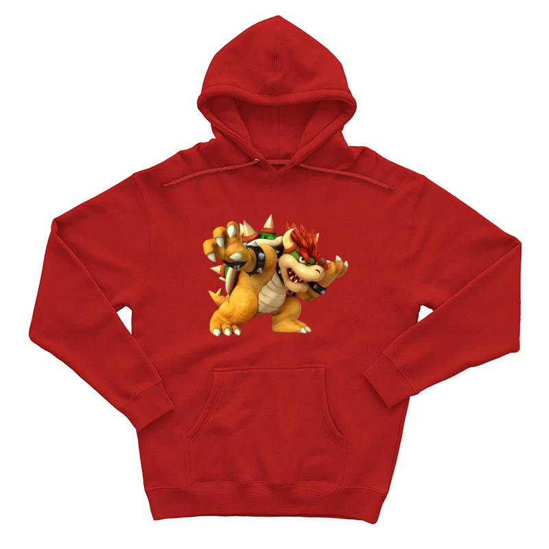 Bowser Character from Video Games Male Pullover Hoodie