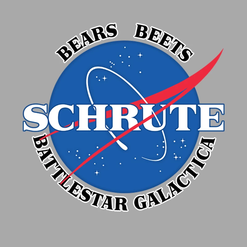 Dwight Schrute  Nasa Parody Design Male Pullover Hoodie