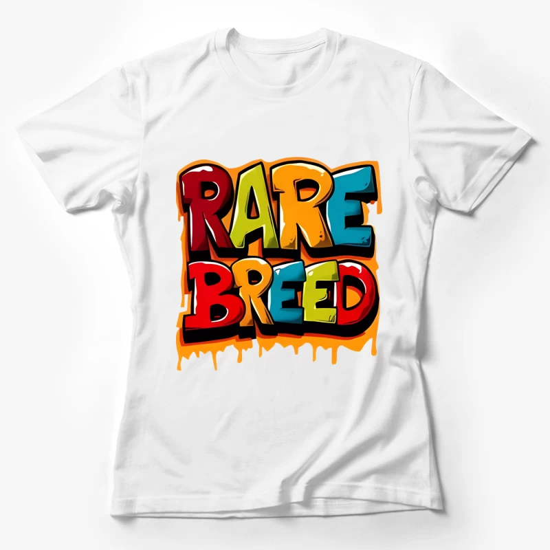 Seltene Rasse Graffiti Design Damen T-Shirt