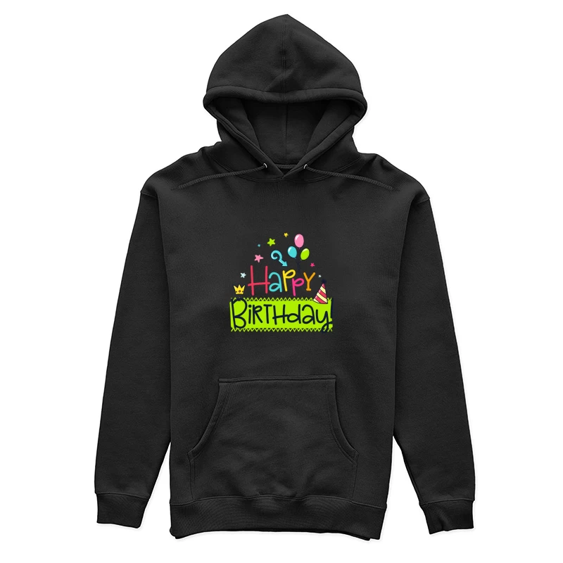 Joyeux Anniversaire Multicolore Femme Sweat à capuche
