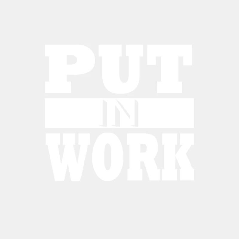 Put In Work Male Tank Top