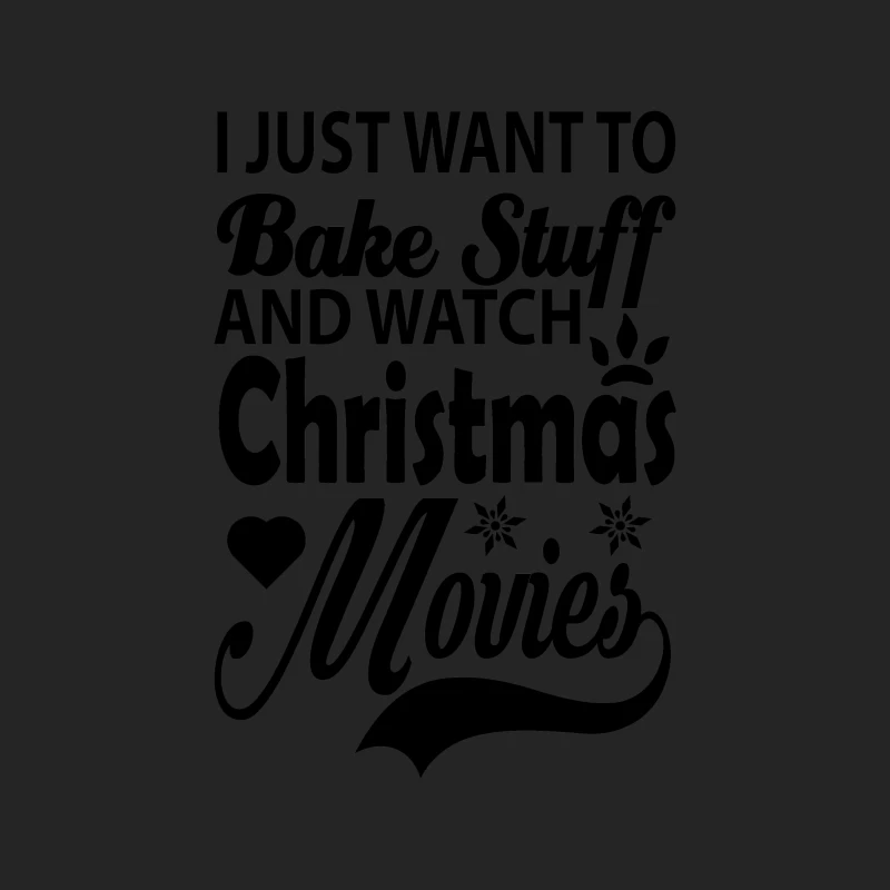 Envie de pâtisser et regarder des films de Noël Homme Sweat-shirt à enfiler
