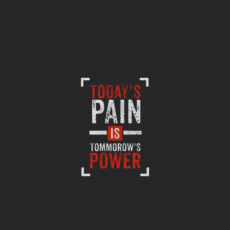 Inspirational Quote on Pain and Power Tapestry