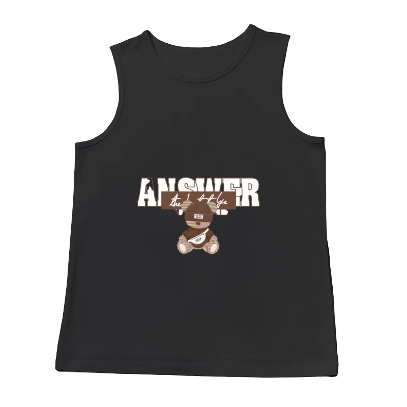 Design d'ours avec texte Homme Débardeur