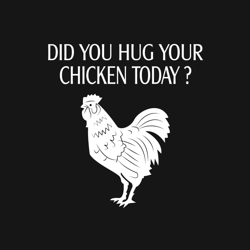 Humour et Affection pour les Poulets Homme Manches Longues T-Shirt
