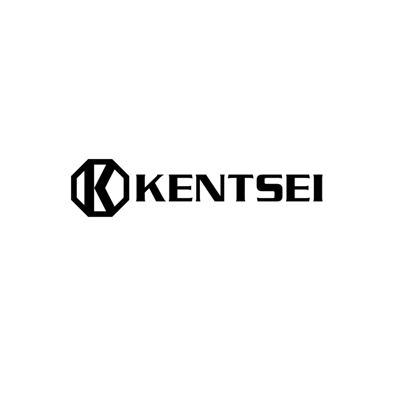 Kensei Black and White Geometric Brand Logo Tapestry