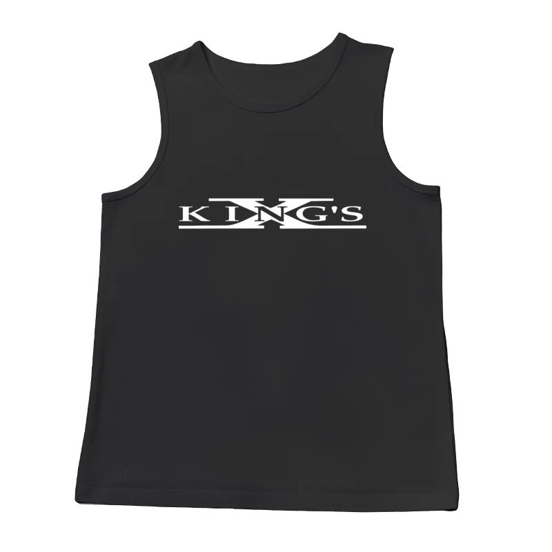 King's Text Logo Outline Design Male Tank Top