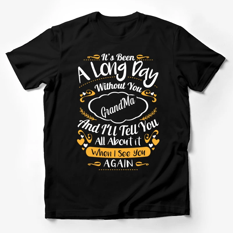 Hommage Émotionnel à Grand-Mère Homme T-Shirt