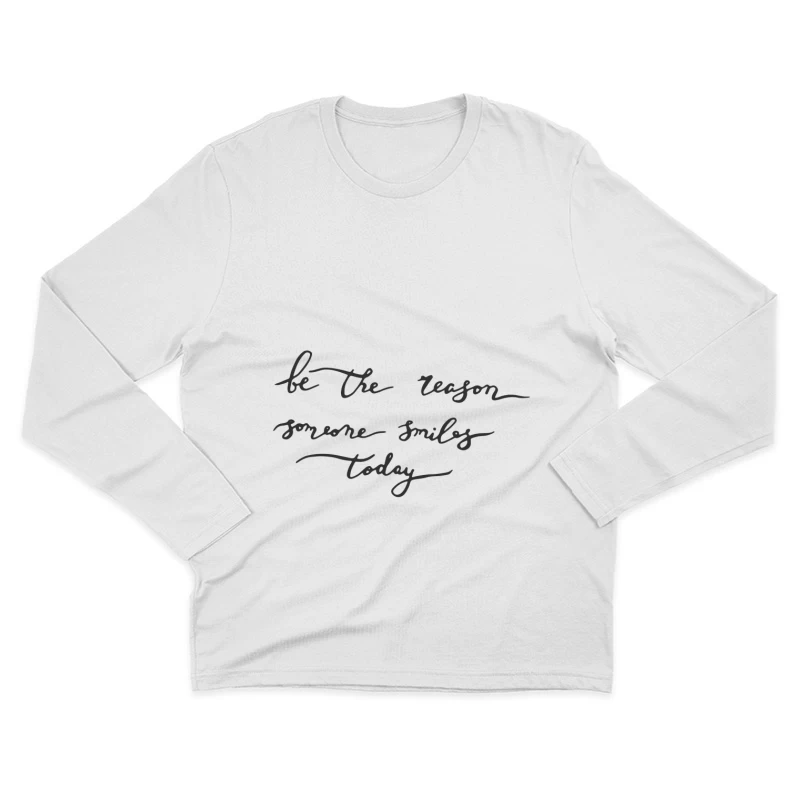 Inspiration pour sourire aujourd'hui Homme Manches Longues T-Shirt