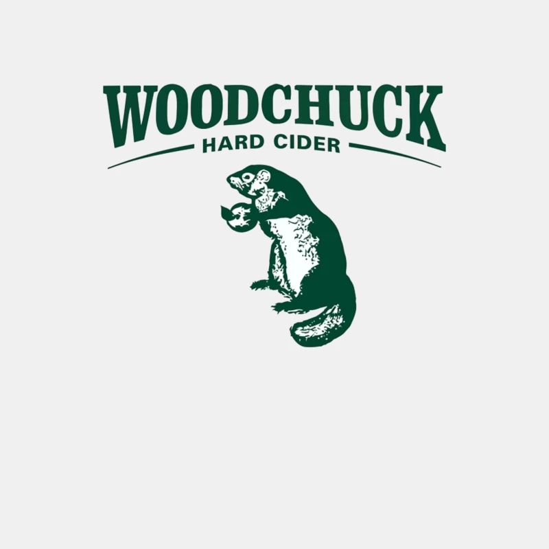 Woodchuck Hard Cider Green Logo with Mascot Design Male Tank Top