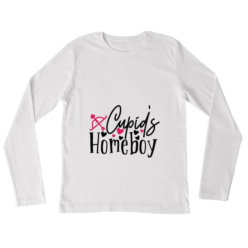 Cupidon et son fidèle ami Femme Manches Longues T-Shirt