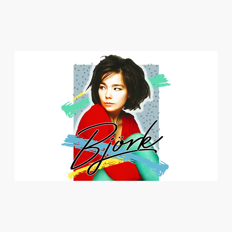 Bjork  The Sugarcubes  80s Aesthetic Fan Art Design Travel Mug