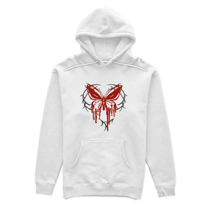 Schmetterling aus Dornen Damen Pullover Hoodie
