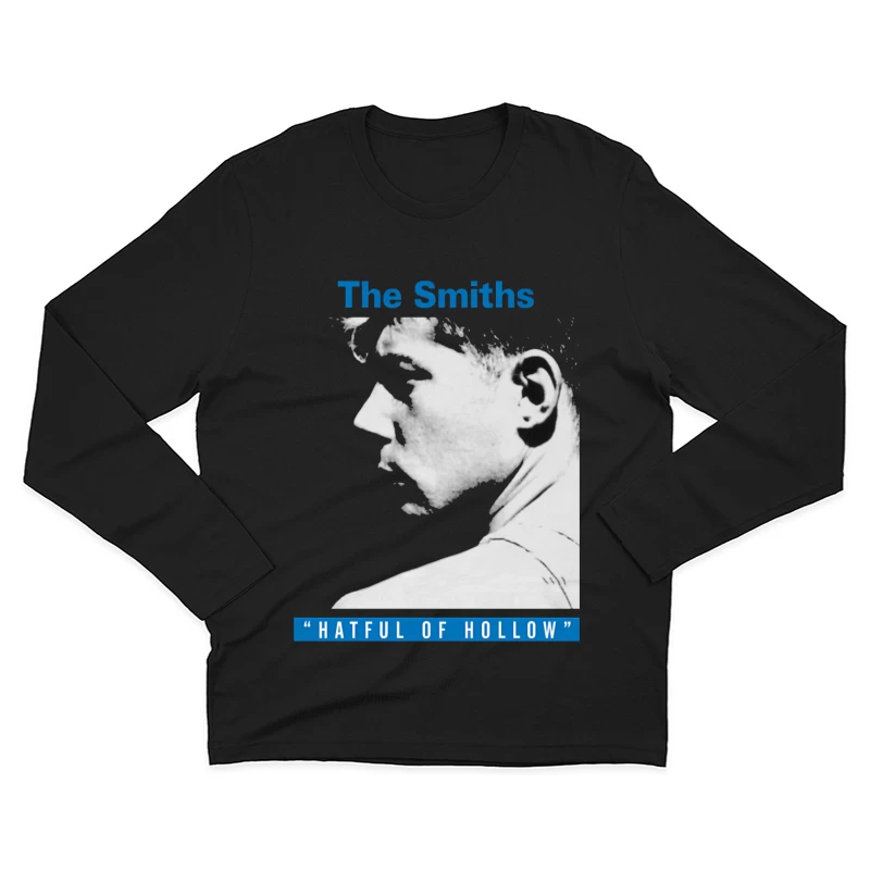 The Smiths 'Hatful of Hollow' Album Cover Art in Black and White Male Long Sleeve T-Shirt