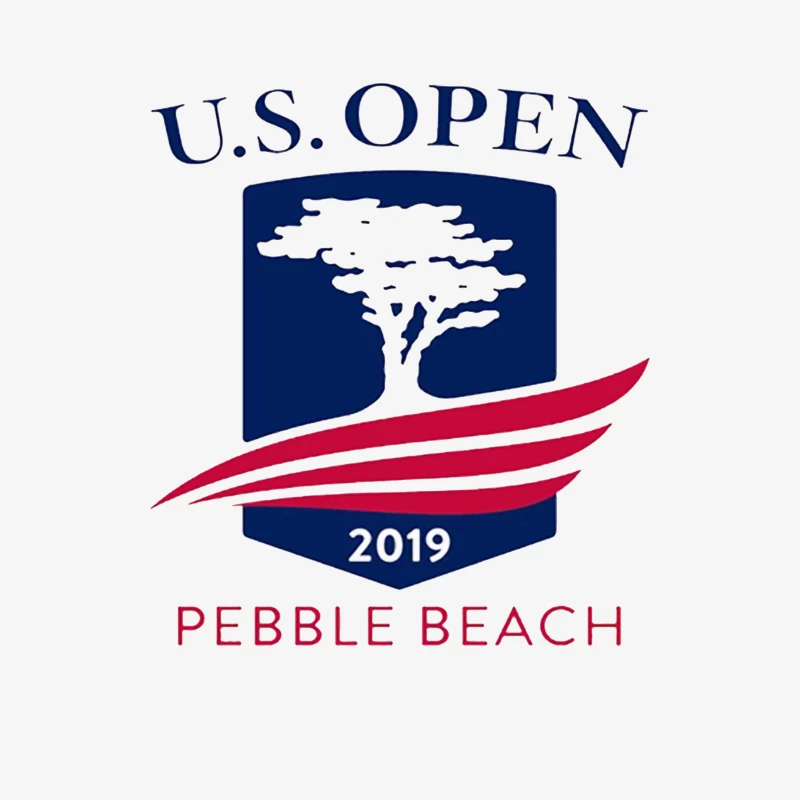 2019 US Open Golf Championship at Pebble Beach Logo Female Long Sleeve T-Shirt