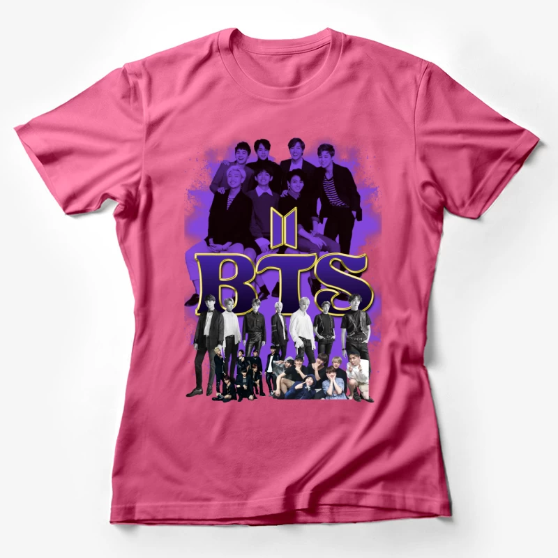 BTS - Iconic K-Pop Boy Band Compilation Female T-Shirt