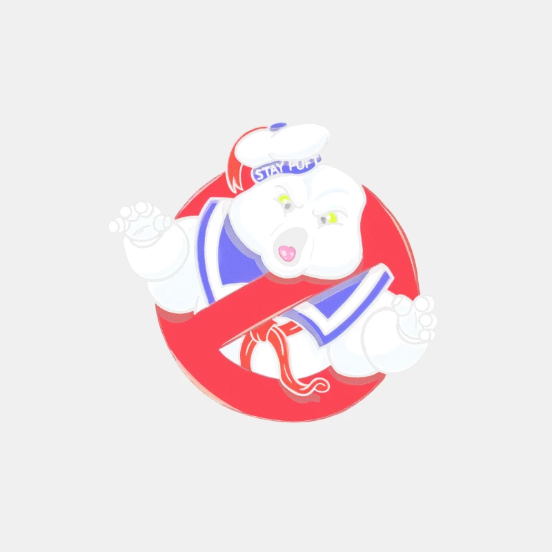 Stay Puft Marshmallow Man from Ghostbusters Male Tank Top