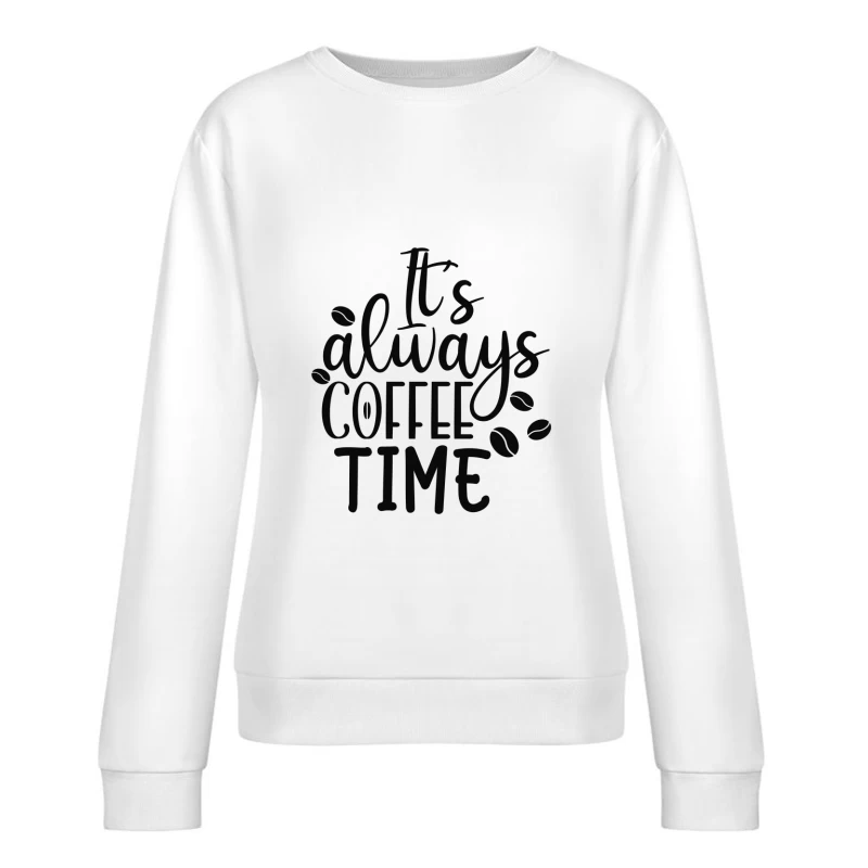 Affiche décorative de café Femme Sweat-shirt à enfiler