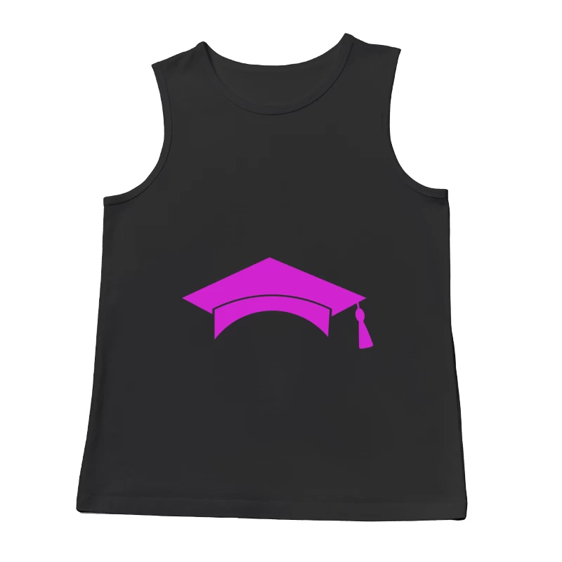 Chapeau de diplômé rose Homme Débardeur