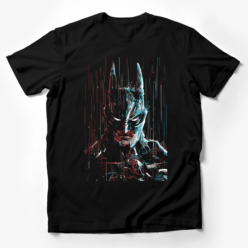 Abstract Digital Art of Batman Male T-Shirt