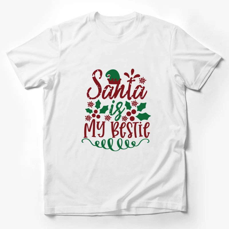 Noël Amusant: Santa Mon Ami Homme T-Shirt