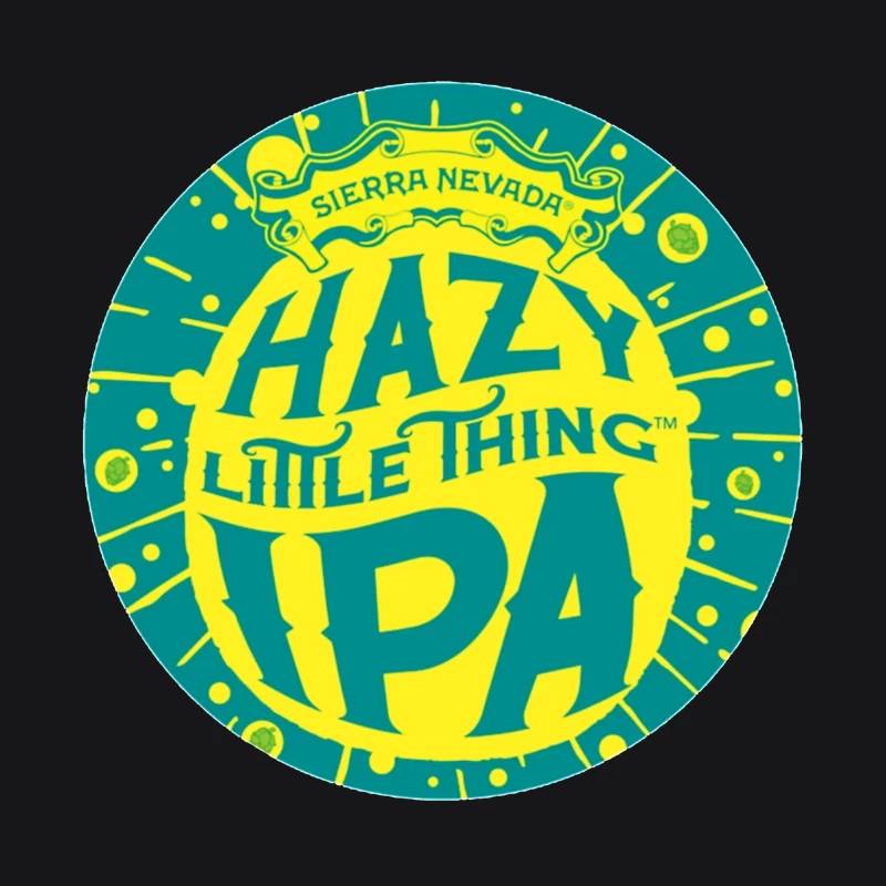 Sierra Nevada's Hazy Little Thing IPA Circular Beer Logo Female Pullover Hoodie
