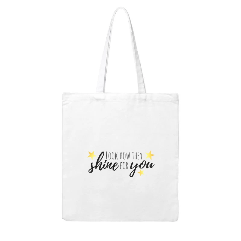 Coldplay Shine For You Cotton Tote Bag