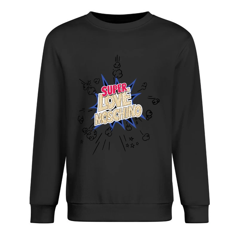 Superhelden-Liebe Moschino Design Herren Pullover Sweatshirt