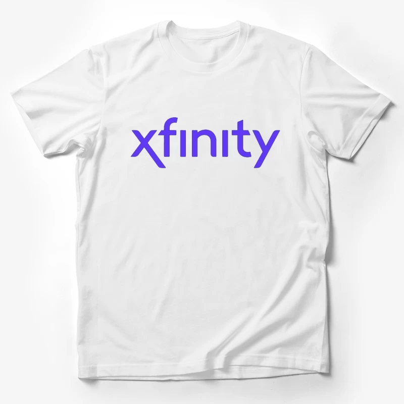 Purple Xfinity Corporate Logo Male T-Shirt