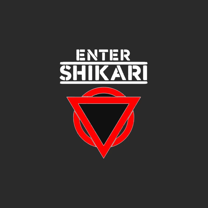 Enter Shikari: Geometric Band Logo with Red and Black Triangle Baseball Cap