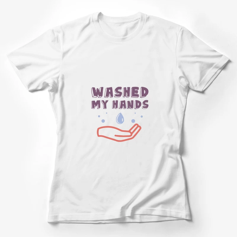 Illustration sur le lavage des mains Femme T-Shirt