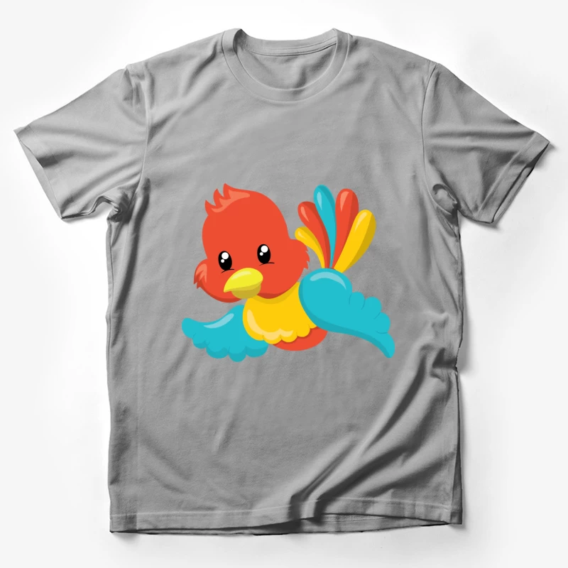 Oiseau dessin animé coloré Homme T-Shirt