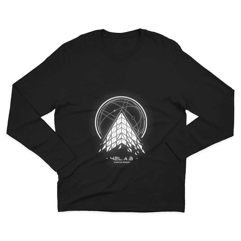 Leuchtender Totenkopf Herren Langarm T-Shirt