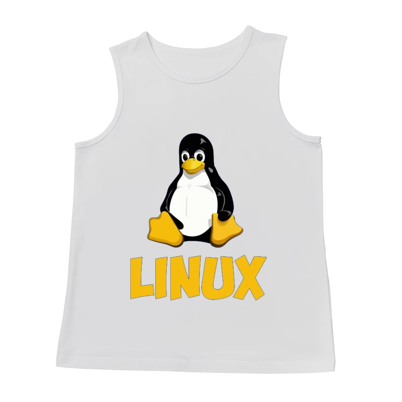 Tux: The Linux Operating System Mascot Logo Male Tank Top