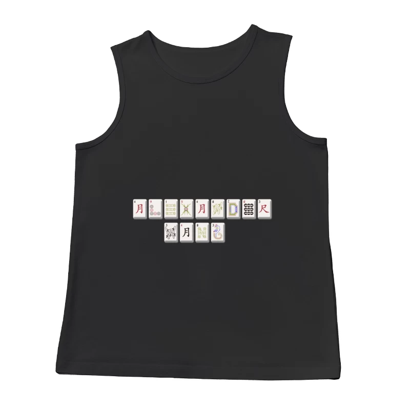 Mahjong-Spielsteine Sammlung Herren Tanktops