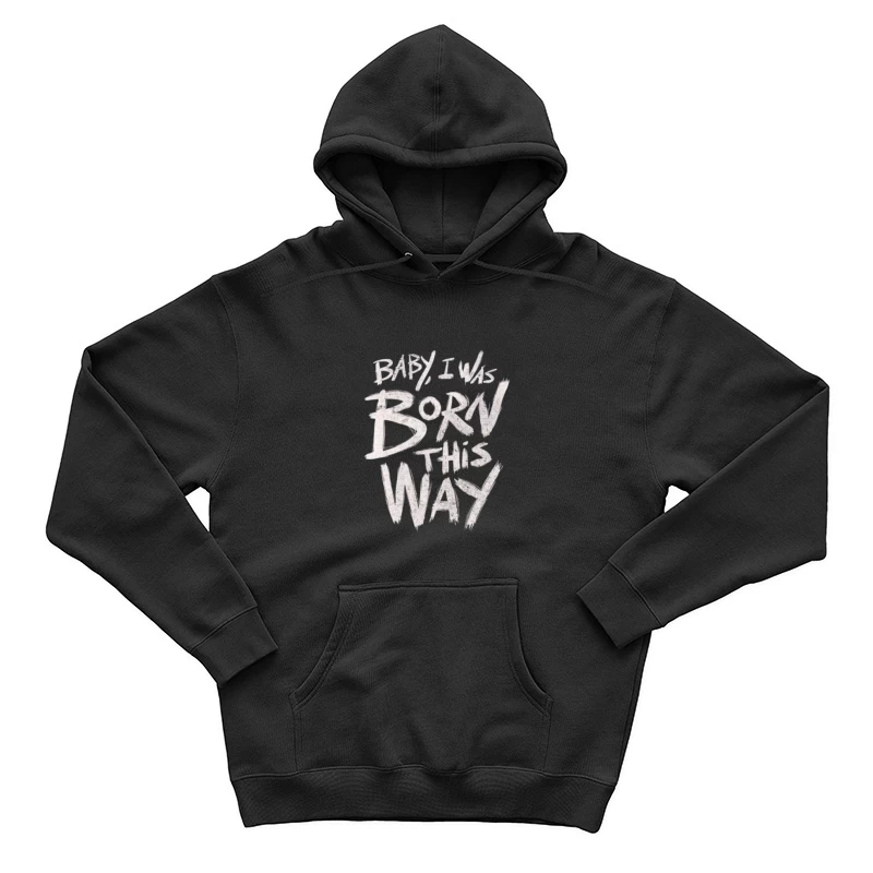Geboren So Schriftzug Herren Pullover Hoodie