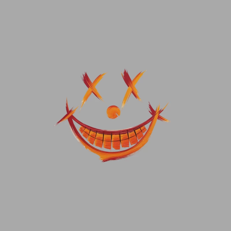 Abstract Minimalist Smiley Face Emoji Design Female Pullover Hoodie
