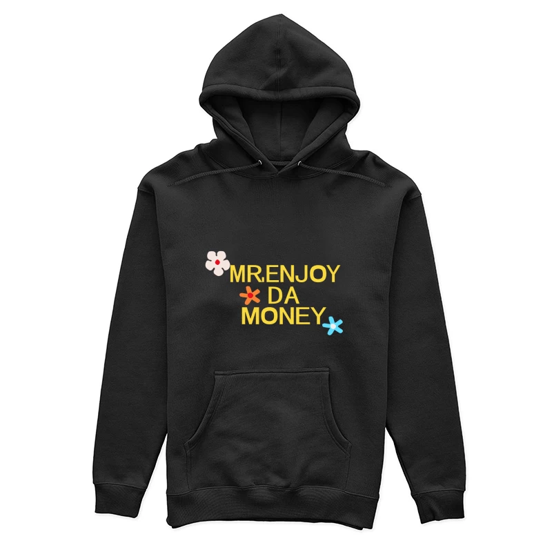 Buntes Design mit Blumen und Text Damen Pullover Hoodie