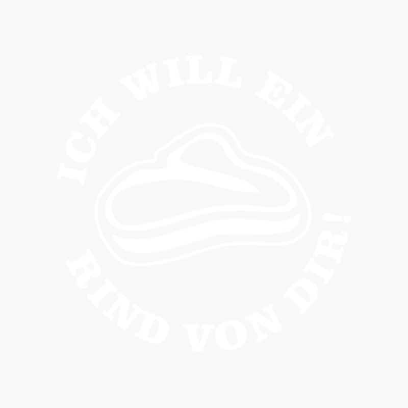 Ich Will Ein Rind Von Dir Cotton Tote Bag