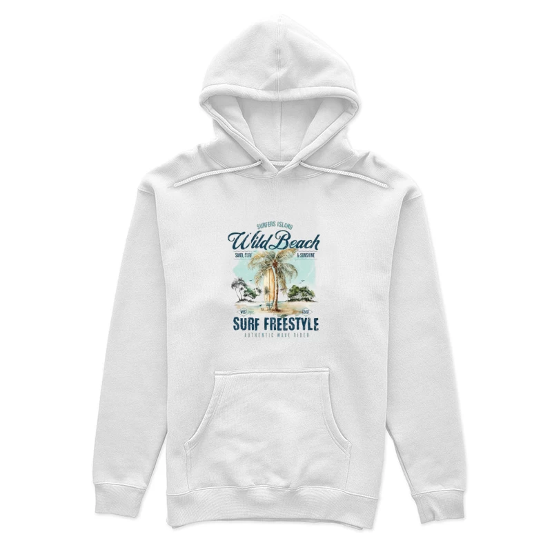 Wilder Strand Surfen Damen Pullover Hoodie