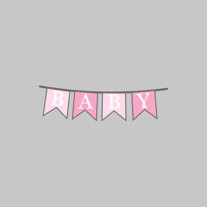 Banderole de Fête pour Bébé en Rose Homme Manches Longues T-Shirt