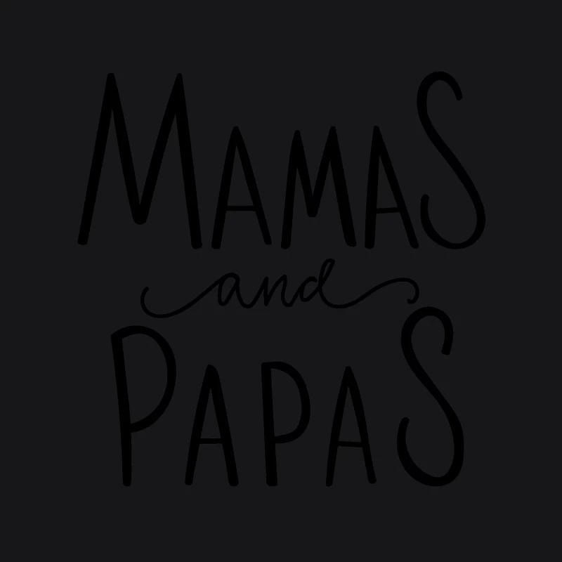 Logo Mamas and Papas en noir Homme Sweat à capuche