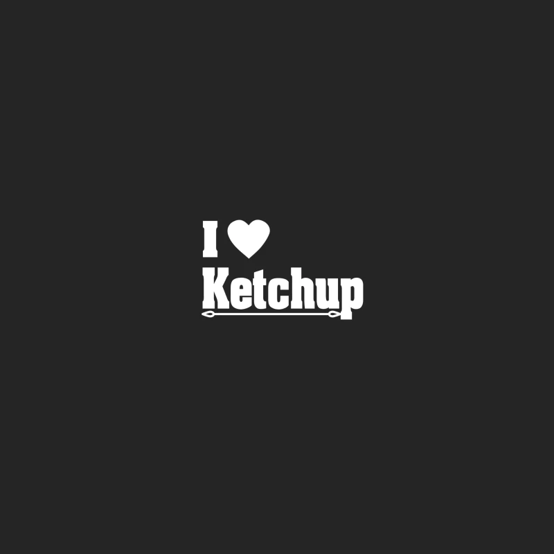 J'aime le ketchup - Design amusant Homme Sweat-shirt à enfiler
