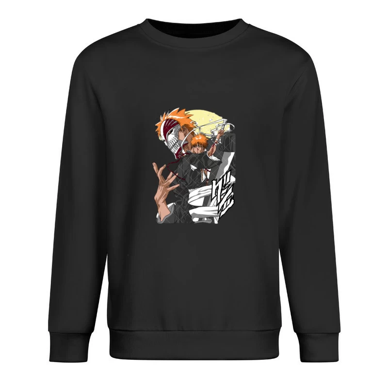 Cooler Shinigami-Krieger - Manga-Illustration Herren Pullover Sweatshirt