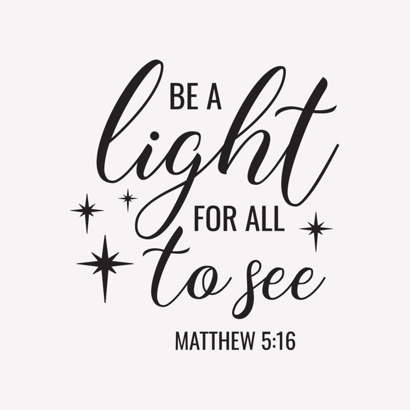 Citation inspirante de Matthew 5:16 Femme T-Shirt