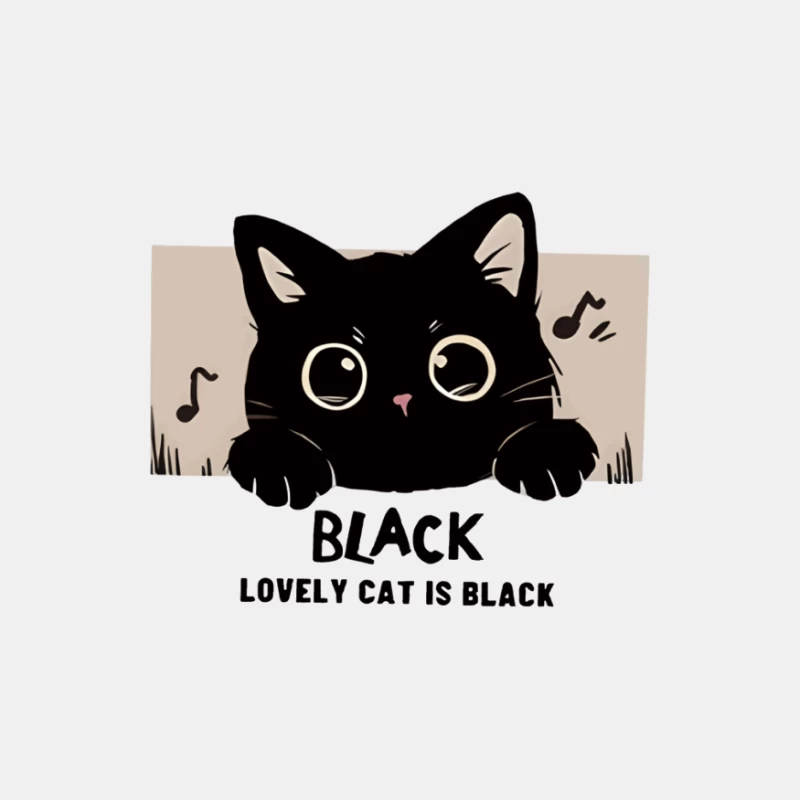 Süße schwarze Katze Herren Tanktops