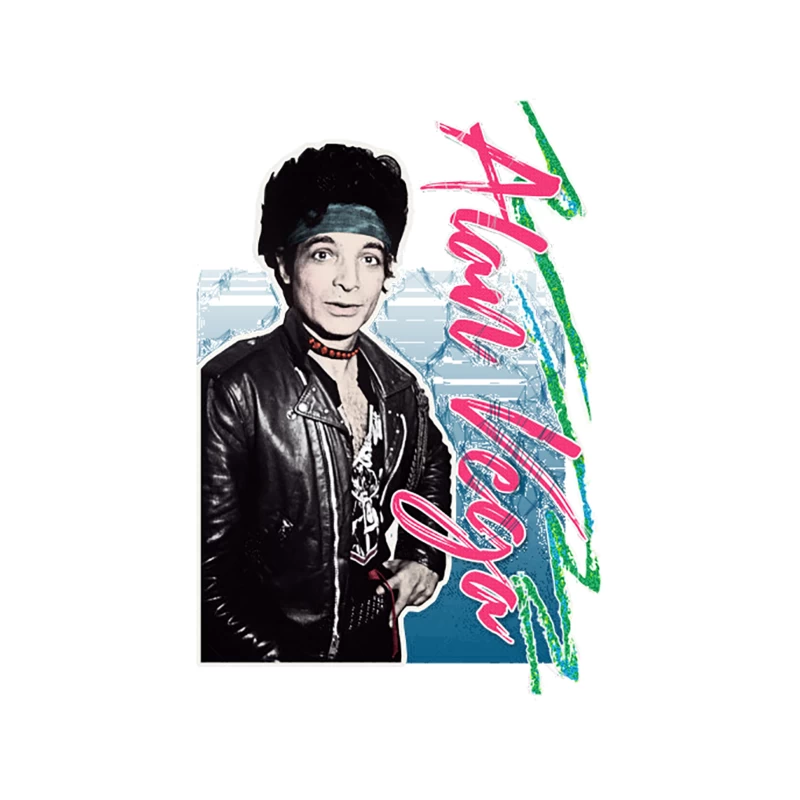Alan VegaSuicide 80s Aesthetic Design Tapestry