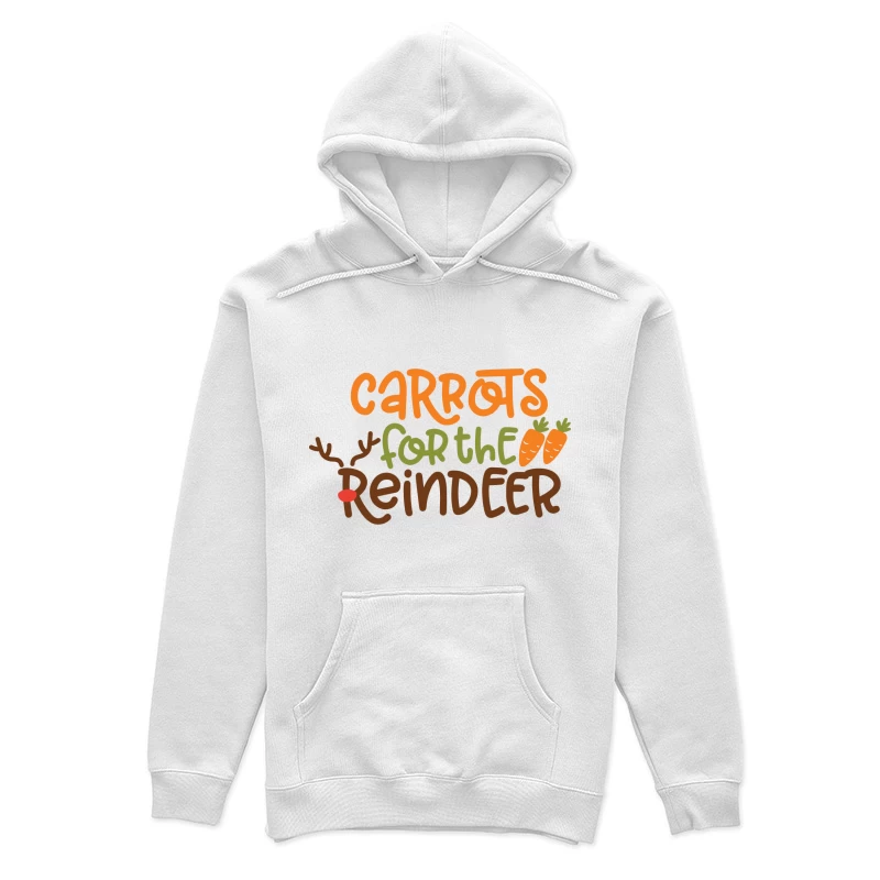 Carottes pour le renne, design de Noël coloré Femme Sweat à capuche