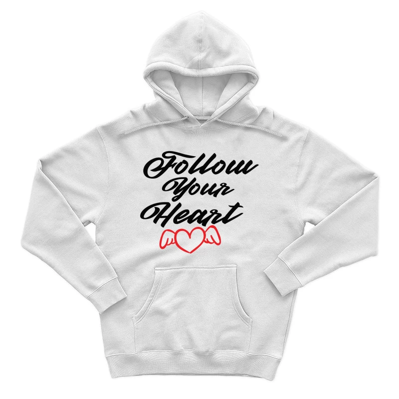 Suivez Votre Cœur avec des Ailes Homme Sweat à capuche